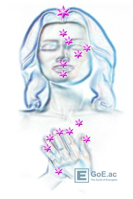 Star Lady Energy EFT Heart & Soul EFT Tapping Points Diagram